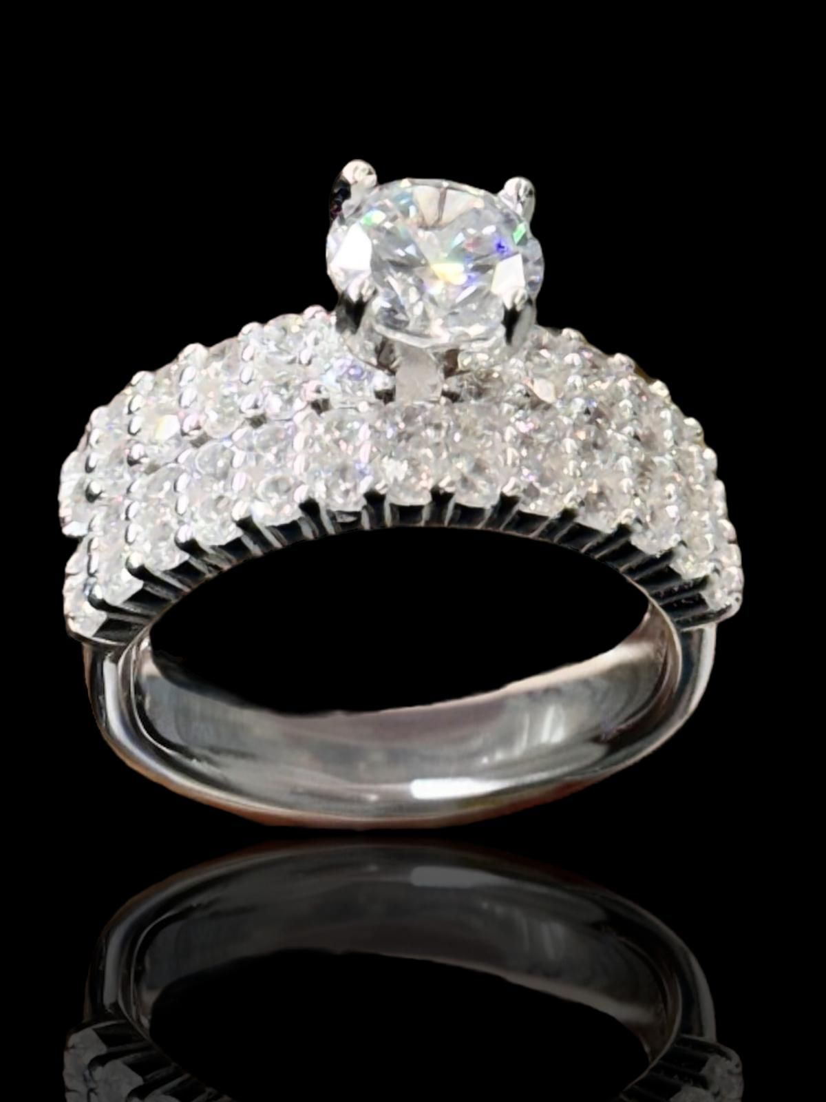 ANILLO DE COMPROMISO PLATA 9.25