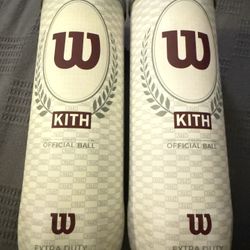 2 Cans Of Limited Edition Kith Wilson Tennis Balls (1 White & 1 Yellow)