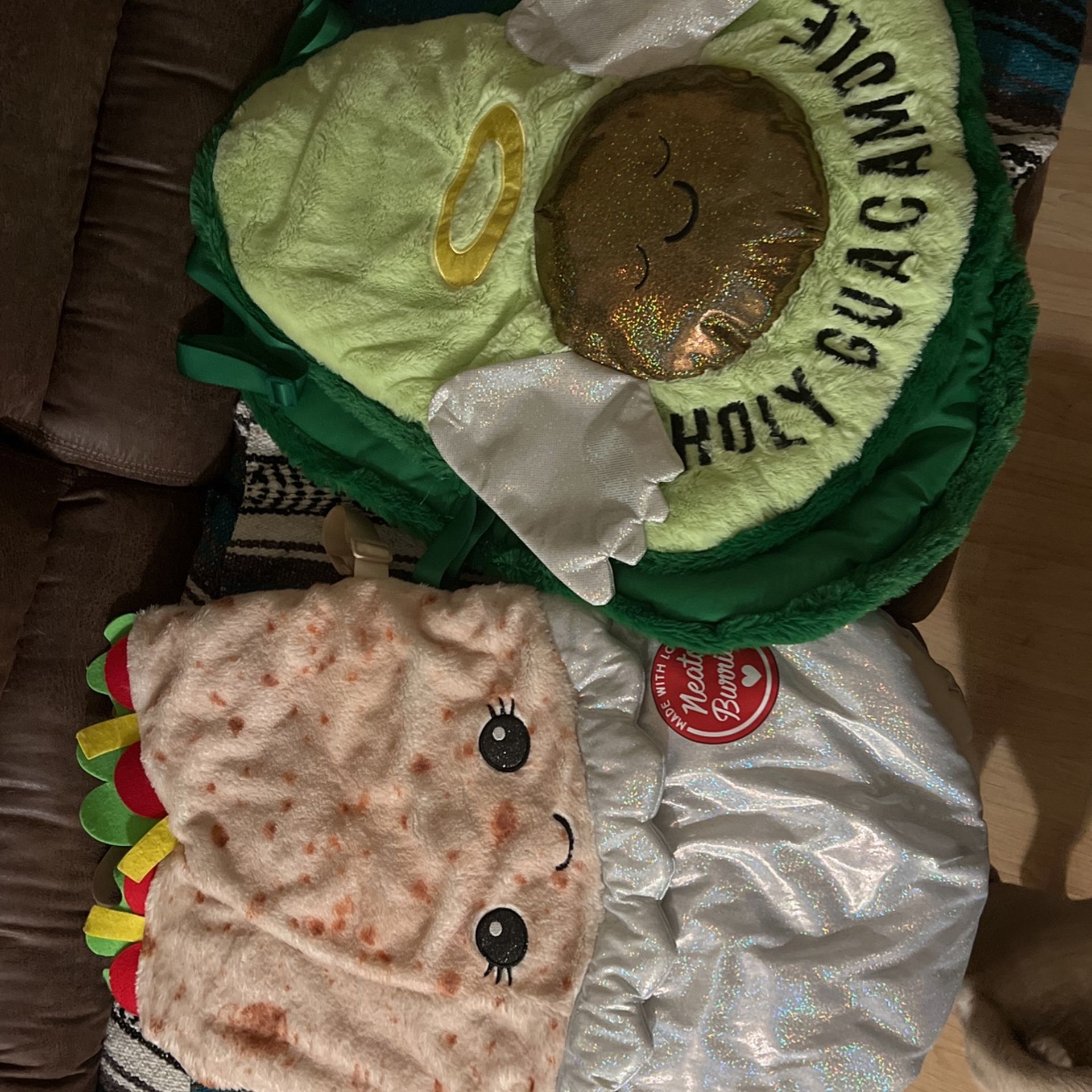 Burrito Costume, Holy Guacamole, Avocado Costume, Two For $20 Or 15 Each.