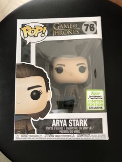 Funko pop exclusive game of thrones arya stark limited edition