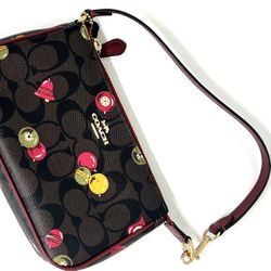 Coach💥NWT💥C7403 Nolita 19 in Signature Canvas Ornament Print Brown Black
