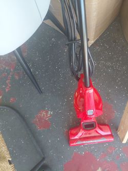 Red Upright Vacuum Cleaner