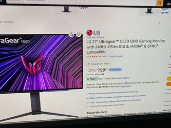 LG ultragear oled qhd 240hz