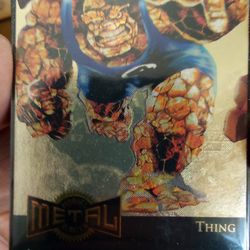 1995 Marvel Metal Mint Thing Metal Blaster 