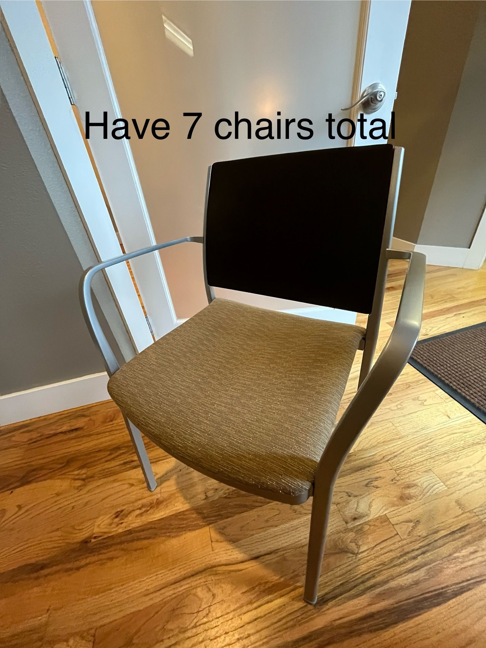 Office Chairs For Reception Area - $5 Each