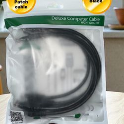 CAT6 1ft Patch Cable 5/pack Black 