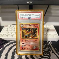  PSA 10 Blaine's Charizard 006 Gym 2 Japanese