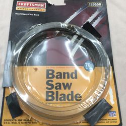 Craftsman band saw blade. New, 70 1/2