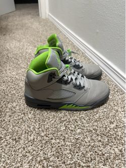 JORDAN 5 RETRO 'GREEN BEAN size 10 with box