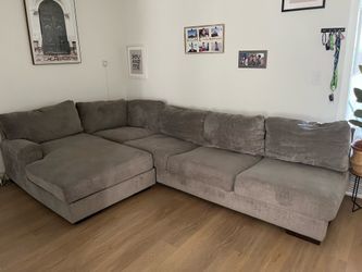 Large L shaped sectional couch