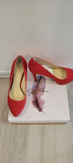 Red shoes.