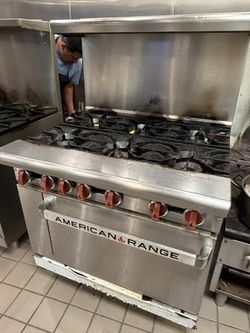 2 American Range Commercial Restaurant Stoves