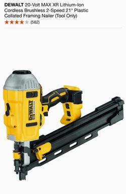 Dewalt 21 Degree Framing Nail Gun . (Tool Only)