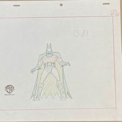 Batman Animation Production Art .