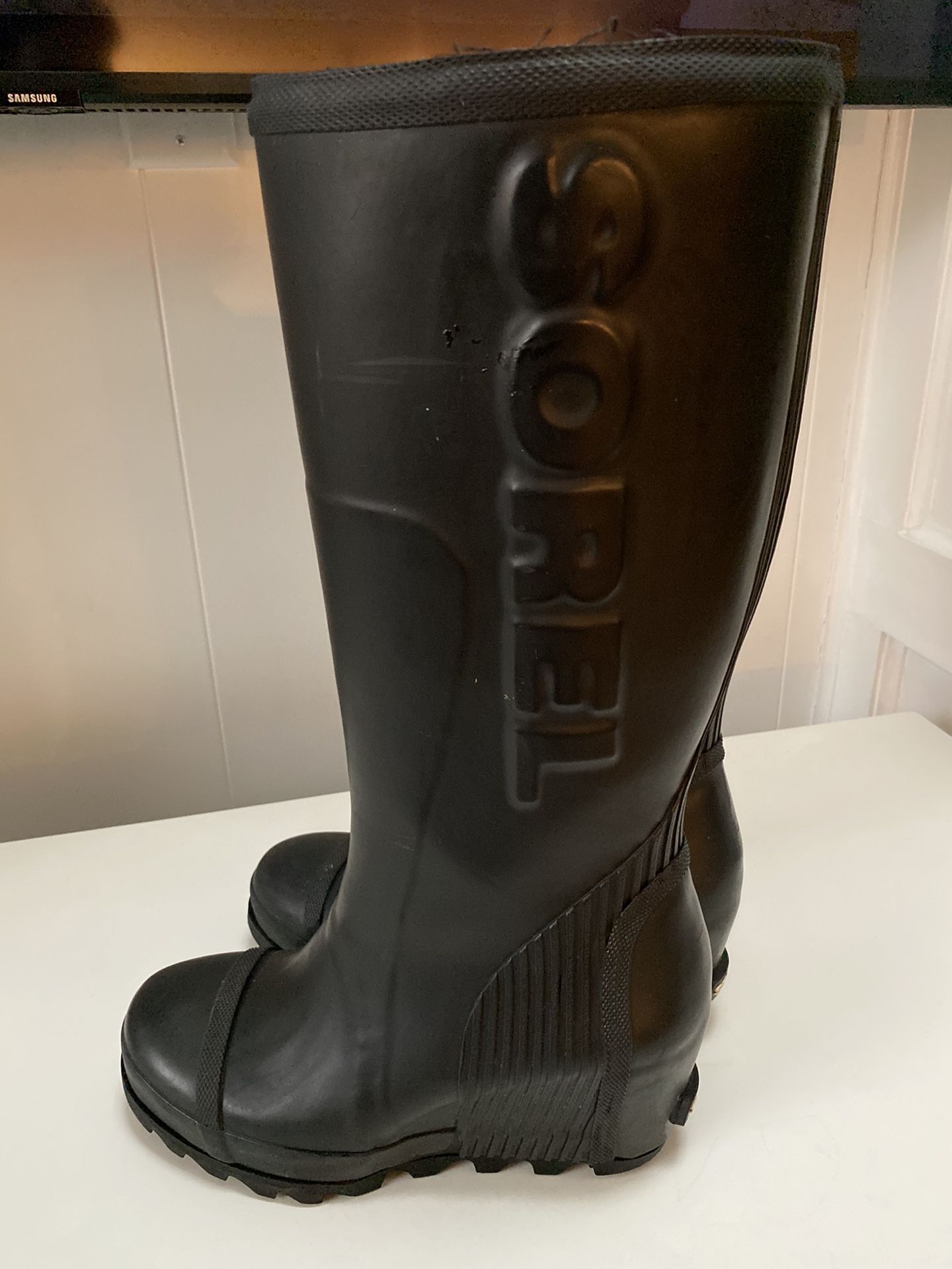 Sorel 7.5 Joan Platform Rainboots