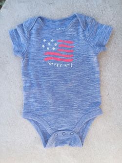 4th of July onesie 6 Months Brand New