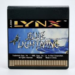 Blue Lightning 1989 Atari Lynx Game Only OEM Excellent Condition Vintage