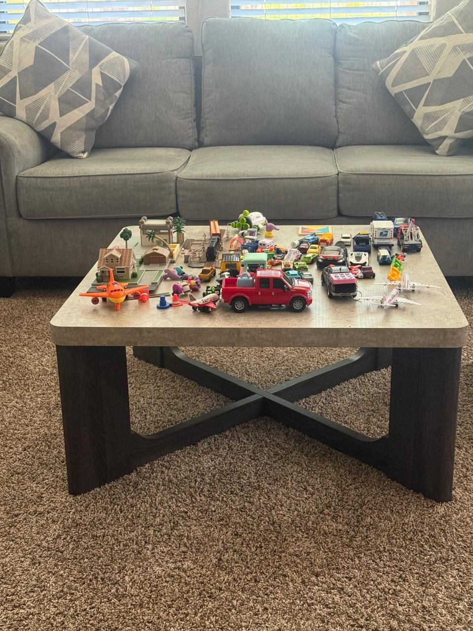 Centre Table With Two Side Side Stools
