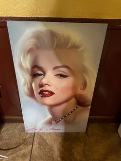 Marilyn Monroe canvas poster