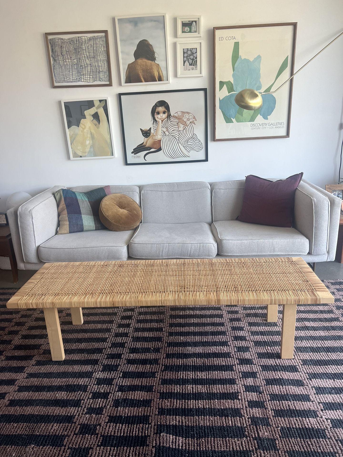 IKEA Stockholm Rattan Bench/ Coffee Table