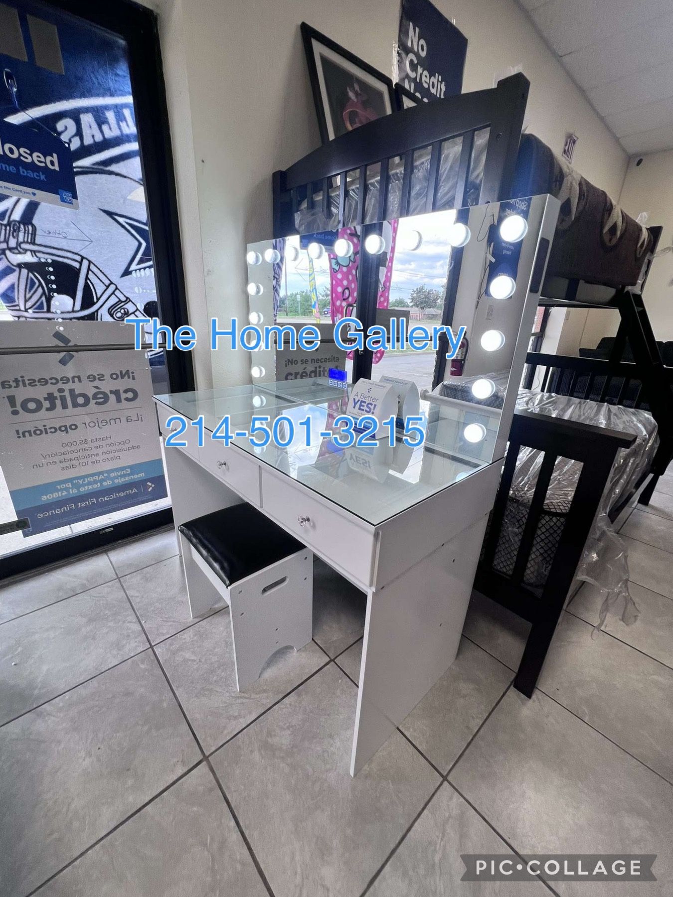 Makeup Vanity With Music 