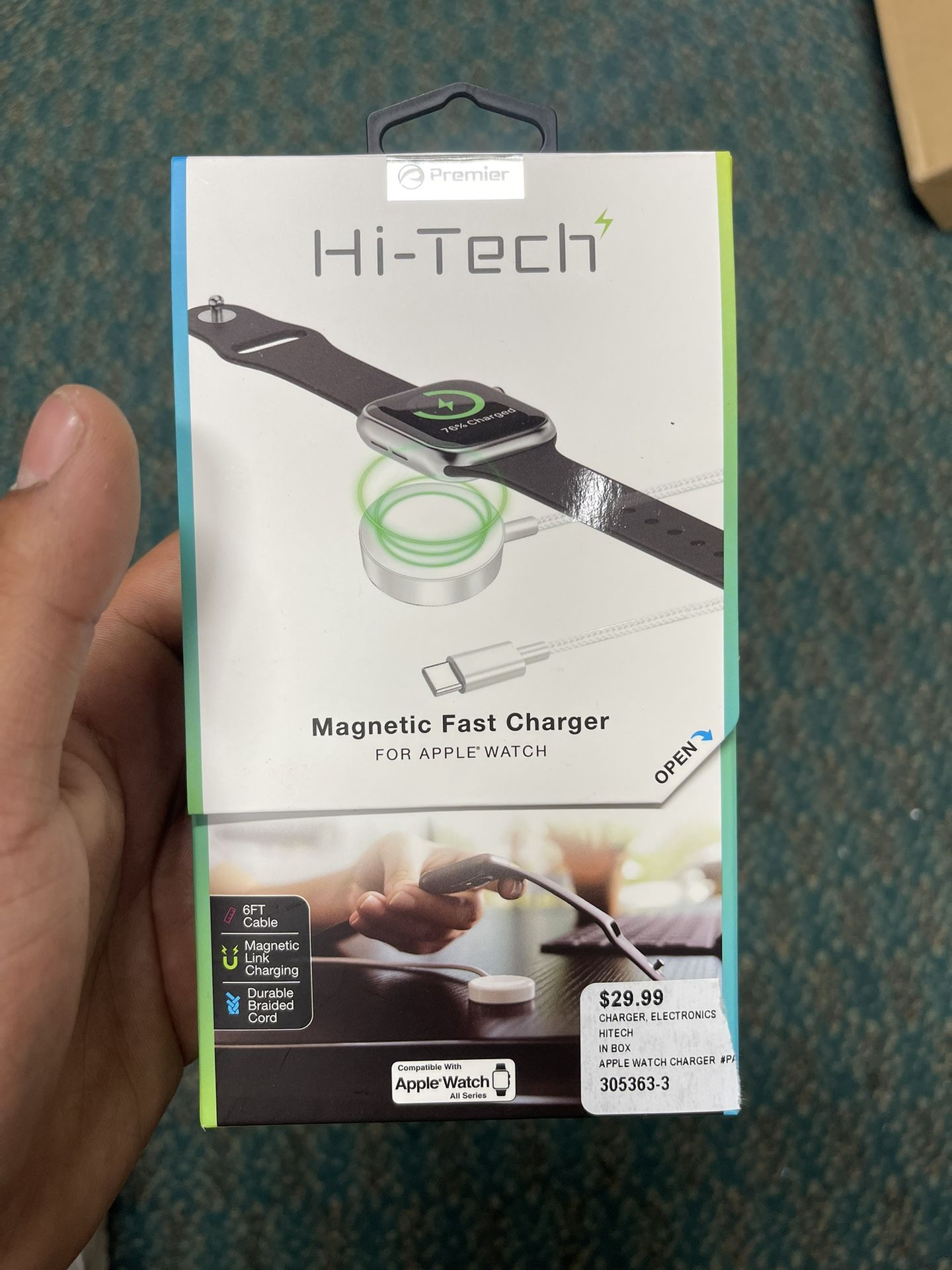 CHARGER, ELECTRONICS HITECH IN BOX APPLE WATCH CHARGER