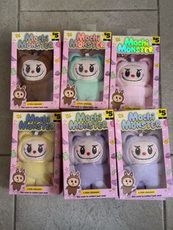 Mochi Monster Plush Keychain
