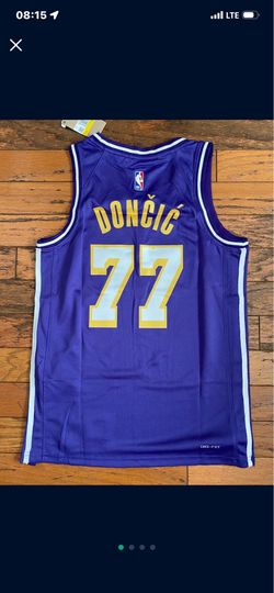 $60 2025 New Purple Los Angeles Lakers Luka Doncic Basketball Jersey