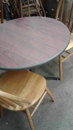 Table and 2 chairs