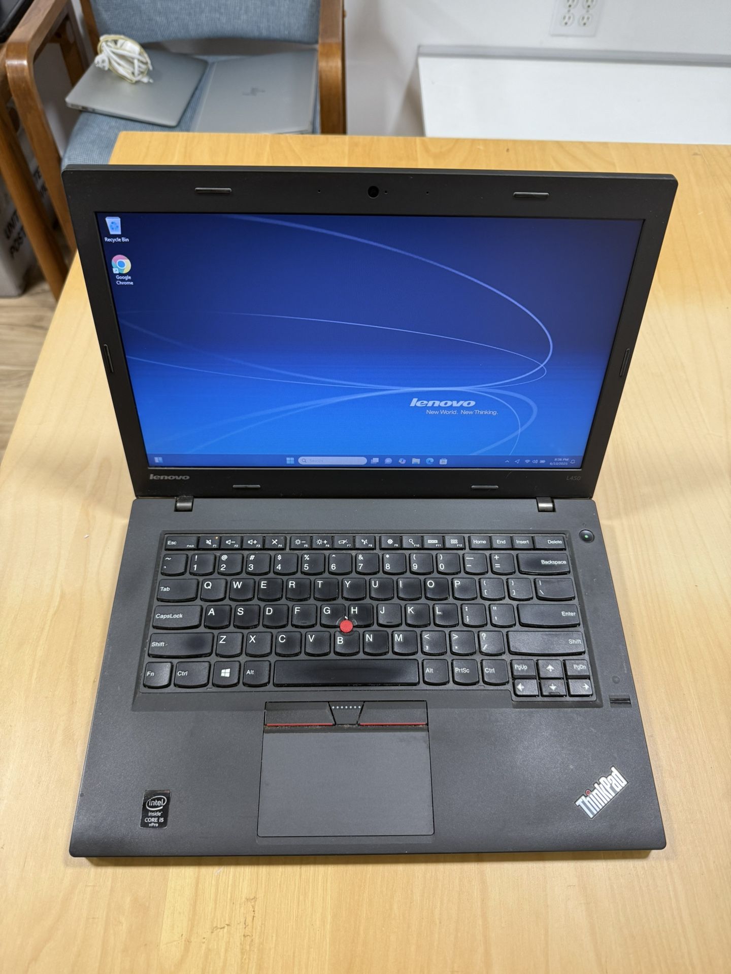 ThinkPad laptop i5 processor win 10 ssd drive