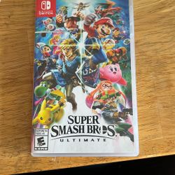 Super Smash Brothers Ultimate Nintendo Switch