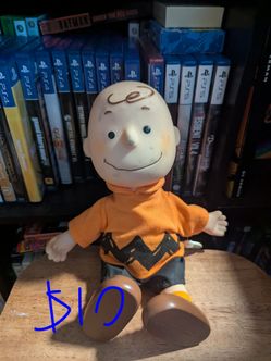 Charlie Brown Plush Hard Face