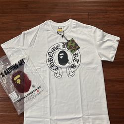 (Large) White Bape Tee