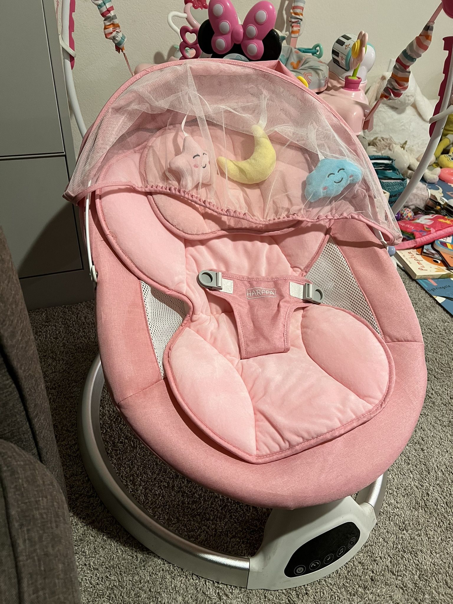 Pink Baby Swing / Bluetooth 