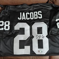 Autograph Josh Jacobs Jersey