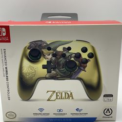 Power A Enhanced Wireless Controller (Nintendo Switch) Legend of Zelda GOLD