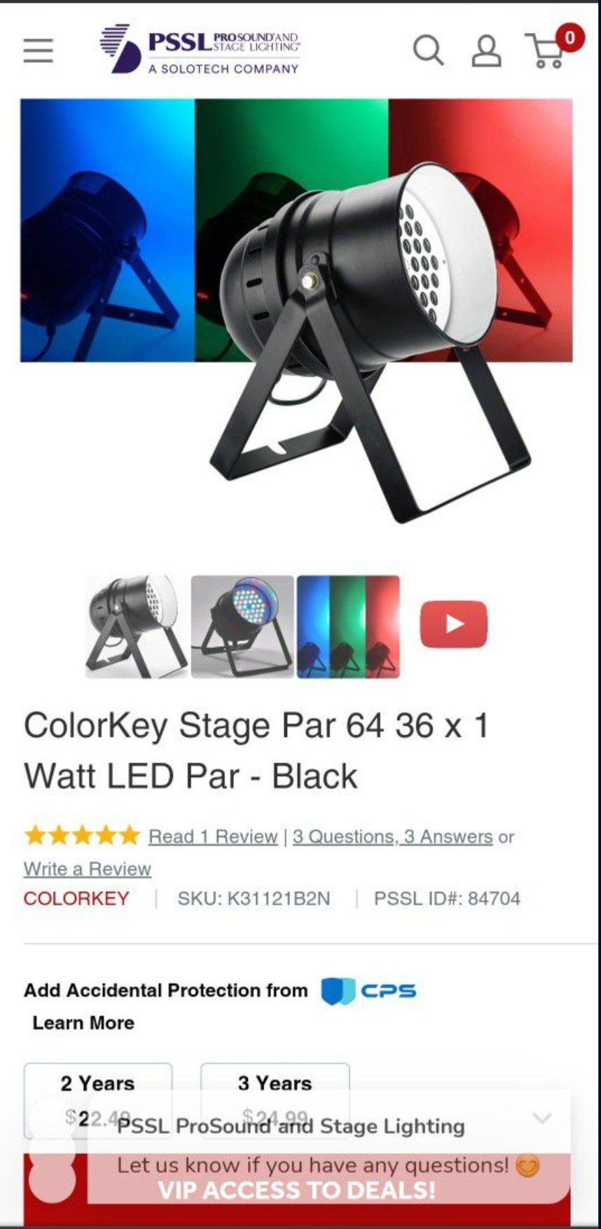 24 Colorkey LED Par 64 ... All 24 For