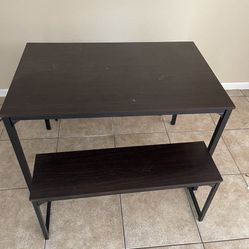 Dining Room Table & Bench Seats 