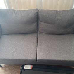 Gray Loveseat