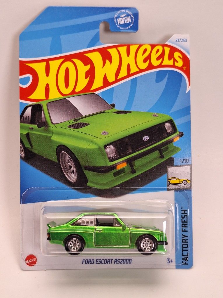 Hot Wheels Ford RS2000 Super Treasure Hunt 2024 "A" Case STH