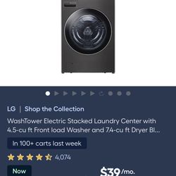 New Washer And Dryer’s Combo 