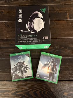 Xbox Headset And Games