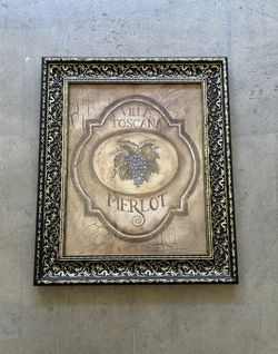 Merlot Framed Art