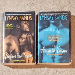 The Argeneau series, 2 books; #7 & #8 by Lynsay Sands