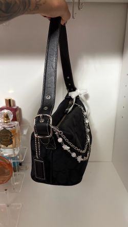 Vintage Small Signature Hobo/Demi Baguette