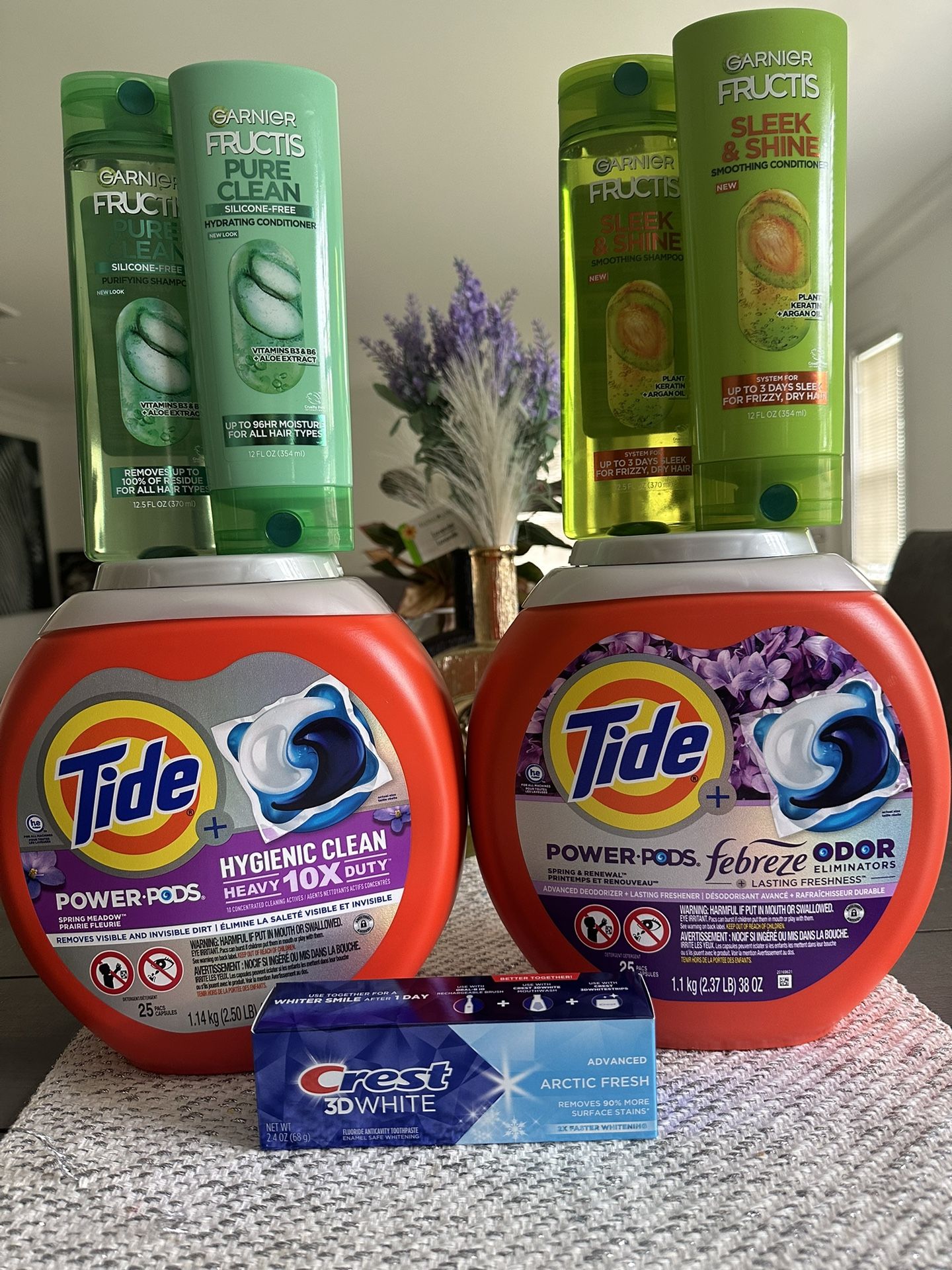 Tide Pods , Garnier 