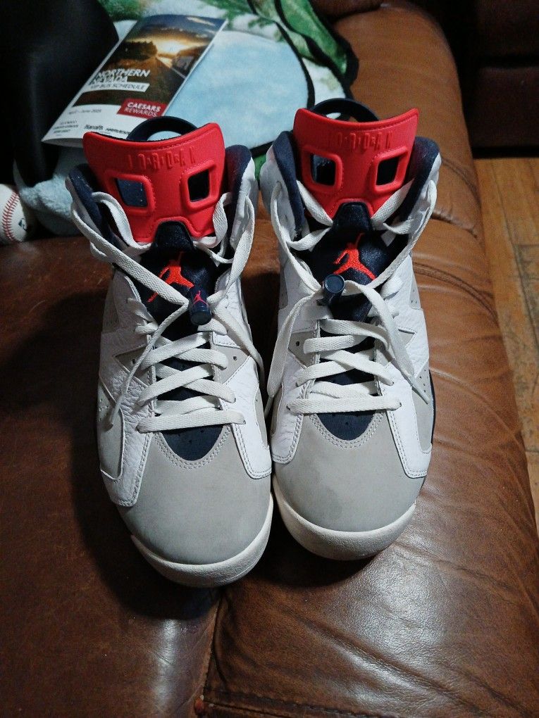 Nike Air Jordan Retro Tinker 2018 Size White Grey Infared