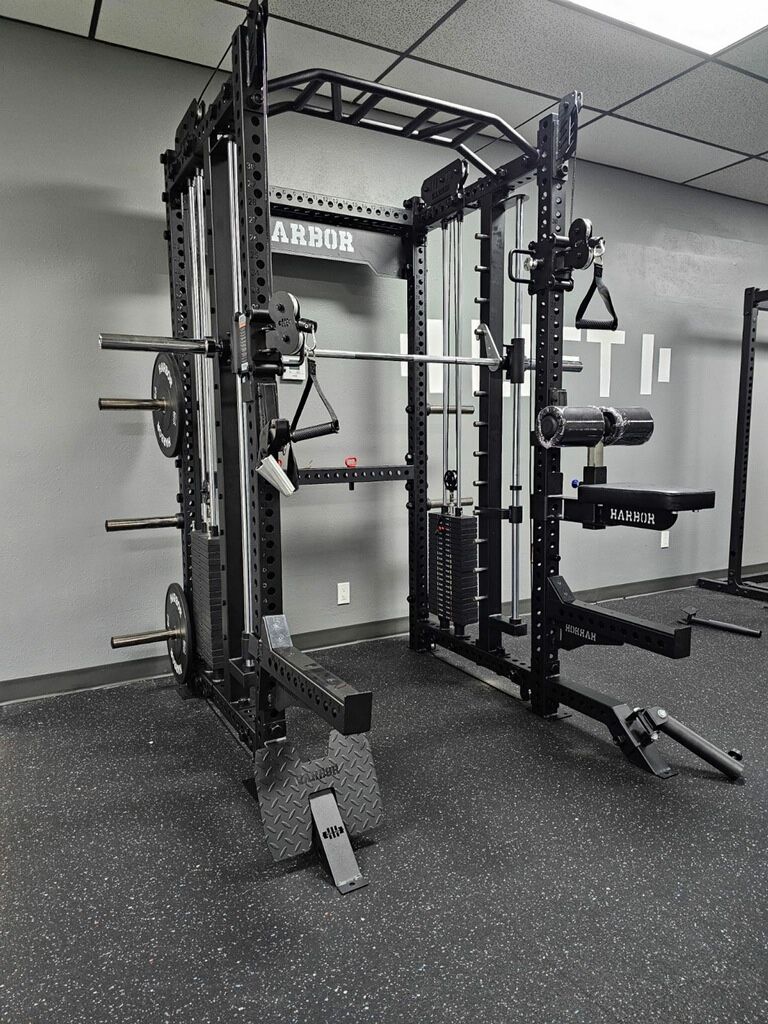 New Squat Rack Functional Trainer & Smith Machine Combo Rack 200lb Weight Stacks FREE DELIVERY FINANCING AVAILABLE BUY NOW PAY LATER