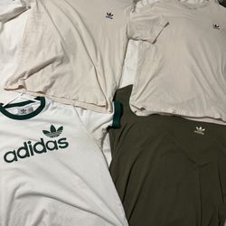 Amazing deal - 4 adidas T shirts men in Large 