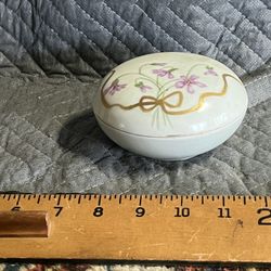 French Porcelain Dresser Box